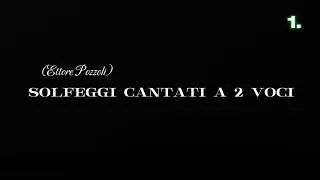Pozzoli Solfeggi Cantati A 2 Voci -1 80 BPM