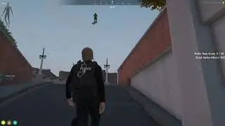 Green Goblin flying over MRPD | Nopixel