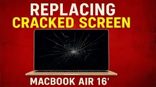 Fixing a CRACKED MacBook Air 16&rdquo; Screen | Step-by-Step Repair Guide