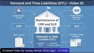 Banking 01 | Why Banks Maintain Cash Reserves: A Practical Explanation | DTL, CRR, SLR | IBPS | RRB