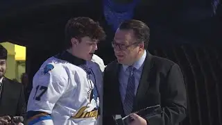 Ethan Wyttenbach honored with inaugural Gaudreau Award in regular season finale