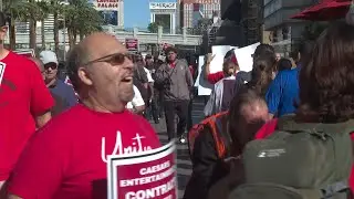 Las Vegas hotel workers union and MGM agree to tentative contract after deal with Caesars