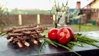 How to make Red Easter Eggs without paint