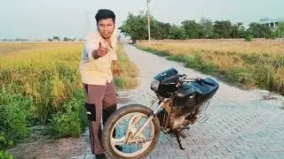 Splendor Modified To Cafe Racer | 100CC 🏍 Bike Modification @souravlifts 👀❤️