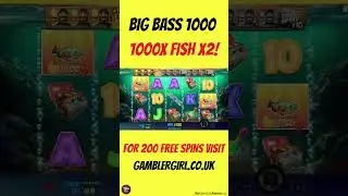 🐟BIG BASS 1000🐟 1000X X2🐟 #ad #slot #casinogame