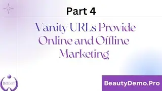 Pt 4 -  Online & Offline Marketing Made Easy! Effortlessly Share Beauty Vanity URLs 🔗beautydemo.pro