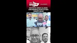 Bihar Election Result | Digvijaya Singh Alleges EVM Manipulation as NDA Sweeps Bihar