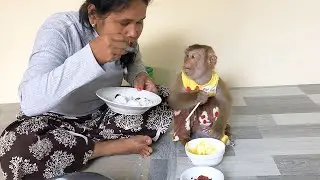 Good Boy Jason Humble Polite Joining Eat Breakfast With Mom Softly Care