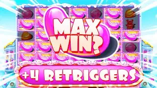 INSANE 4 RETRIGGERS!!! IS THIS MAXWIN?! MY BIGGEST WIN EVER on SUGAR RUSH 1000!