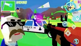 Dude Theft Wars: Open World Sandbox Simulator BETA - Dude racing vs police car | Game mobile