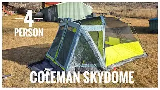 Coleman Skydome Tent with Screen Room. PFAS Free materials #tent #Coleman