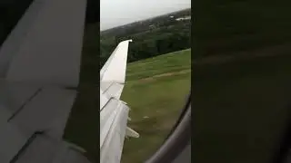 Посадка в зоне турбулентности пошла не так