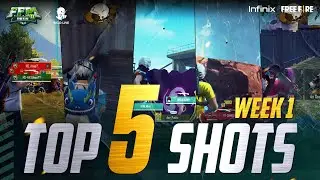 Top 5 Shots - Week 1 BIGO FFPL II | Free Fire Pakistan League 2021