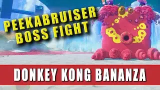 Donkey Kong Bananza Peekabruiser boss fight - How to beat Peekabruiser