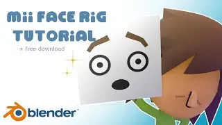Mii FACE RIG TUTORIAL for blender