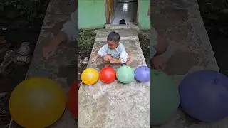 Balon meletus, Balon warna warni #balonmeletus #balon #balonmerah