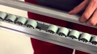 Easy castor replacement on Roller Conveyor 6 40x40 from Line D30