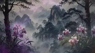 Chinese Traditional Guzheng Music with Bamboo Flute for Calm and Relaxation