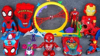 Marvel Spiderman Toys Unboxing Review | VenomVersus Venomsaurus Rex vs Spidey Super Loop Track Set