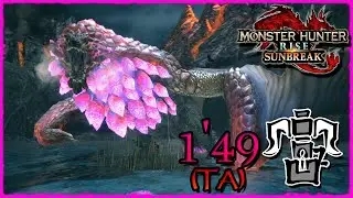 [MHR:S] HBG vs Seething Bazelgeuse | 1'49 | TA Rules + Mods