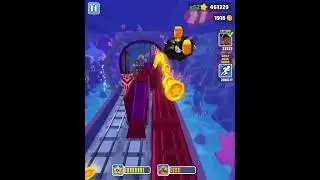 Subway Surfers SCARLETT With BIG EYE HAT Goes for a 5000 Coin Run