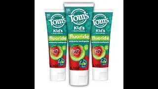 Tom's of Maine Kids Fluoride Toothpaste, Silly Strawberry, Natural, 5.1oz 3-Pack