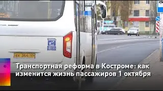 Транспортная реформа в Костроме: как изменится жизнь пассажиров 1 октября