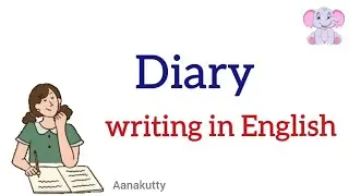 Daily  Diary @Aanakutty  How to write personal diary in english #todaydiary  #englishdiary #ഡയറി