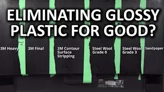 Glossy to Brushed Plastic DIY Experiment - Addressing Functionality & Appearance