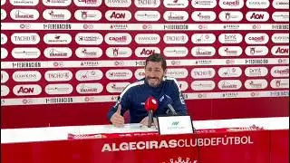 Rueda de prensa de Javi Vázquez previa al Algeciras C.F. v C.D. Eldense