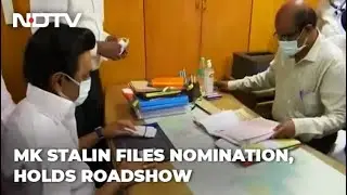 DMK President MK Stalin Files Nomination From Kolathur