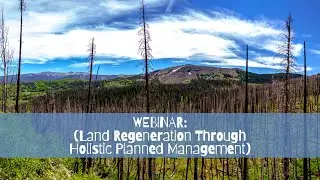 Land regeneration through holistic planned management
