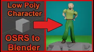 Creating an Old School RuneScape Inspired Character in Blender.