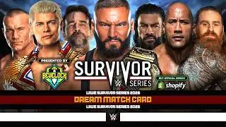 WWE Survivor Series 2026 - Dream Match Card [v2]