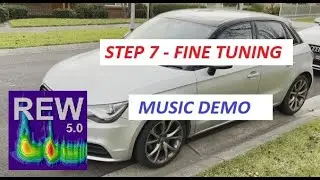 REW CAR AUDIO TUNING - STEP 7 - FINE TUNING - MUSIC DEMO