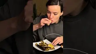 Пробую впервые - маринованный бамбук asmr mukbang