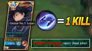 TOP 1 GLOBAL JULIAN 1st SKILL = 1 KILL! THEY THINK I'M USING CHEAT ( last video ) MLBB