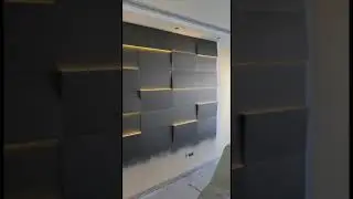 Монтаж коллекции световых гипсовых 3d панелей EViRO 
