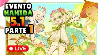 🔴 EVENTO DA NAHIDA Parte 1 🔥✨ Ode Cromática de Doces e Rosas - Live de Genshin Impact