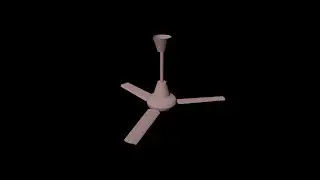 1_  3D CEILING FAN MODELLING IN MAYA
