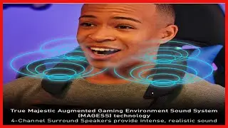 Panasonic SoundSlayer Wearable Speaker System for Gaming, Movies and Music, Lightweight Neck Speaker