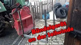 Transportgestell mit B&uuml;ndelfunktion an der Seilwinde | Testlauf Stammheber | Gr&uuml;ner Wolf Kanal