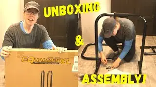 Unboxing and Assembly of Lebert Equalizer XL Dip Bars | BEGINNER | watch me struggle