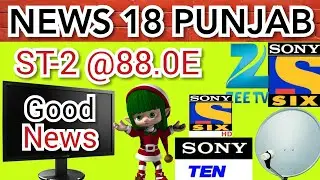 ST-2 @88.0E Videocon D2H NEWS 18 PUNJAB Add