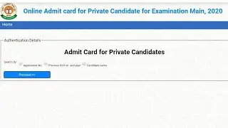 How to Download Admit Card  CBSE 2020 Admit Card 10th, 12th