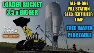 Farming Simulator 19 - Huge Wheel Loader Bucket, All-in-one Fill Station, Hydrant  