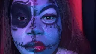&ldquo;Jack Skellington x Sally Makeup Look | Live Stream Transformation&rdquo;
