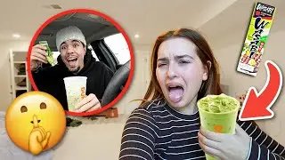Заменю матчу моей девушки на васаби!! *Плохая идея*