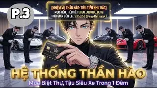 Kích Hoạt Hệ Thống Thần Hào, Sinh Viên Nghèo Hóa Tỷ Phú, Mua Biệt Thự, Tậu Siêu Xe Trong 1 Đêm | P3