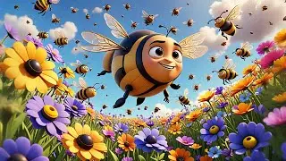 Eight Busy Bees Learn to Read | Reading Song for Kids | Nursery Rhymes and Early Literacy Learning